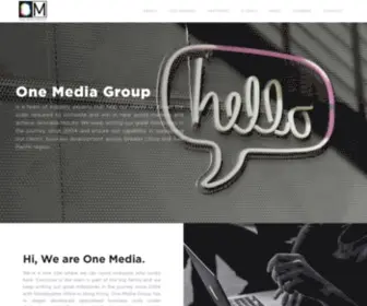 Onemediagroup.asia(One Media Group) Screenshot