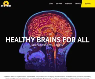 Onemind.org(Accelerating Brain Health) Screenshot