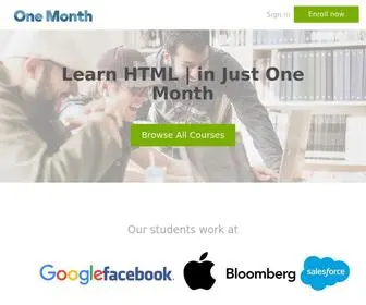Onemonth.com(One Month) Screenshot