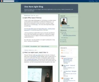 Onemoreagileblog.com(One More Agile Blog) Screenshot