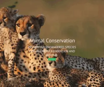 Onemoregeneration.org(We are a nonprofit organization dedicated to the preservation of endangered species. Our goal) Screenshot