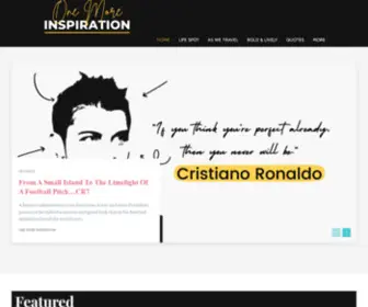 Onemoreinspiration.com(One More Inspiration) Screenshot