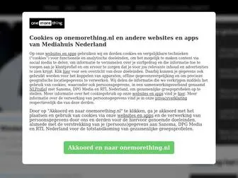 Onemorething.nl(One More Thing) Screenshot