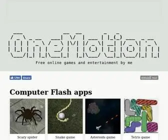 Onemotion.com(Free online games and entertainment) Screenshot