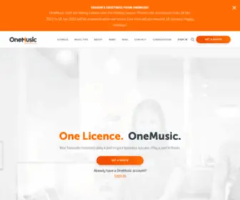 Onemusic.com.au(One Music Home) Screenshot