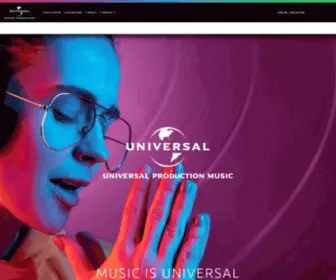 Onemusic.com(Universal Production Music) Screenshot