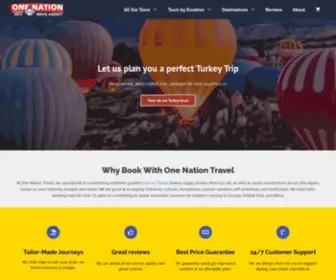 Onenationtravel.net(We specialized in Turkey tours in 15 years) Screenshot