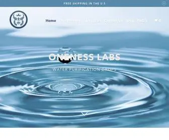 Onenesslabs.com(Create an Ecommerce Website and Sell Online) Screenshot