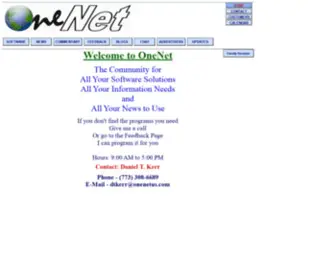 Onenetus.com(Onenetus) Screenshot