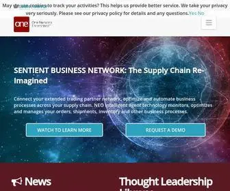 Onenetwork.com(Leader in Supply Chain Control Towers) Screenshot