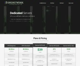 Onenetwork.net(One Network Rated and Reviews One of the Best Virtual Private server (VPS)) Screenshot