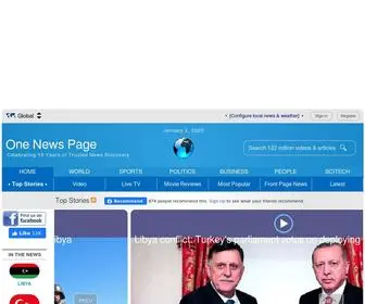 Onenewspage.com(One News Page) Screenshot