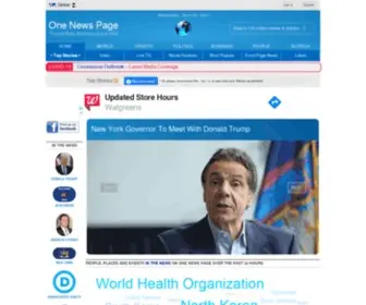 Onenewspage.us(One News Page) Screenshot