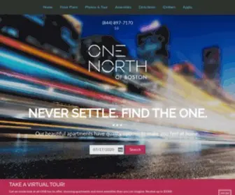 Onenorthofboston.com(One North of Boston) Screenshot