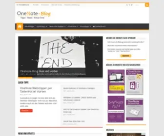Onenote-Blog.de(Tipps und News rund um Microsoft OneNote) Screenshot