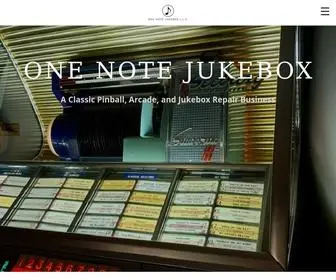 Onenotejukebox.com(One Note Jukebox) Screenshot