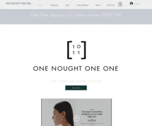 Onenoughtoneone.com(One nought one one) Screenshot