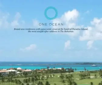 Oneoceanbahamas.com(Bahamas Waterfront Real Estate) Screenshot