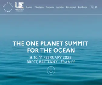 Oneoceansummit.fr(One Ocean Summit) Screenshot