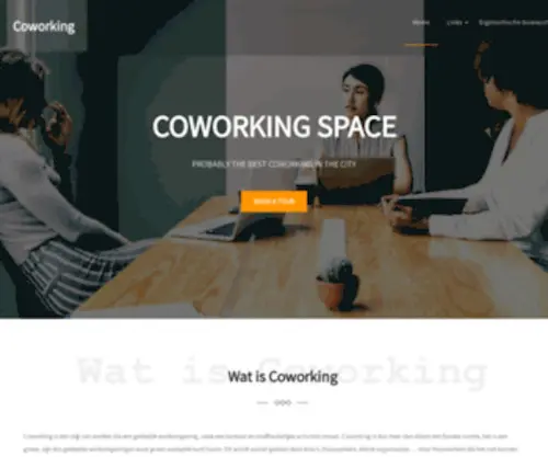 Oneoffice-Coworking.be(Home page 3) Screenshot