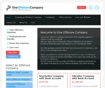 Oneoffshorecompany.com(One Offshore Company) Screenshot