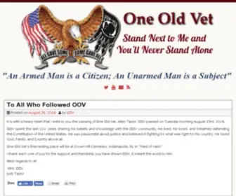 Oneoldvet.com(One Old Vet) Screenshot