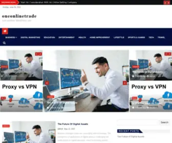 Oneonlinetrade.com(Just another WordPress site) Screenshot