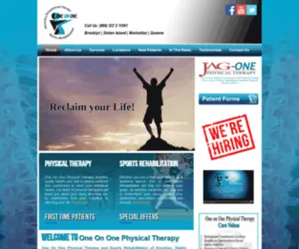 Oneonone-PT.com(One On One Physical TherapyOne On One Physical Therapy) Screenshot