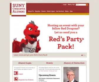 Oneontaalumni.com(SUNY College at Oneonta) Screenshot