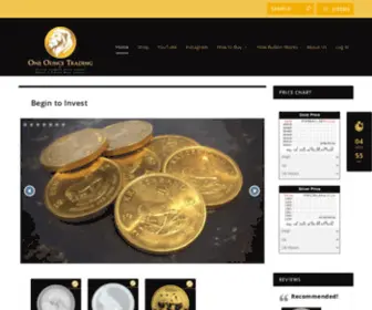 Oneouncetrading.com(The First Philippine Bullion Company) Screenshot