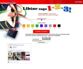 Onepagefree.com(Tasuta) Screenshot