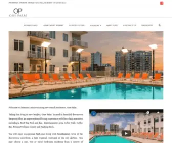 Onepalmsarasota.com(One Palm Sarasota Luxury Living) Screenshot