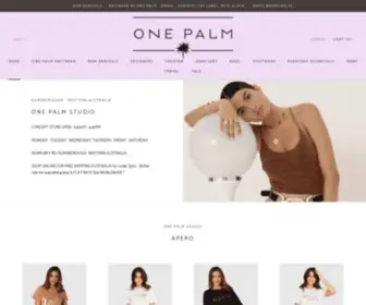 Onepalmstudio.com(Shop clothing) Screenshot