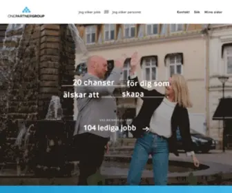 Onepartnergroup.se(I över 10 år har vi jobbat med rekrytering och bemanning utifrån vår största drivkraft) Screenshot