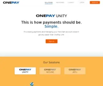 Onepay.com(Home) Screenshot