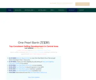 Onepearlbankcondo.com.sg(Onepearlbankcondo) Screenshot