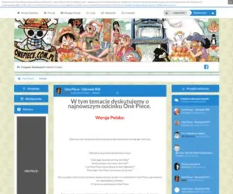 Onepiece.com.pl(One Piece) Screenshot