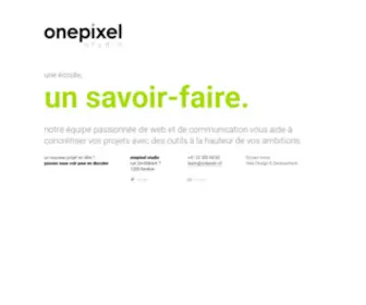 Onepixel.ch(Onepixel Studio) Screenshot