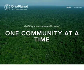 Oneplanet-Ngo.org(OnePlanet) Screenshot