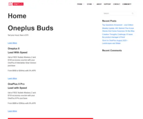 Oneplus.com.pk(Oneplus (united states)) Screenshot