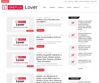 Onepluslover.com(The OnePlus Lover Blog) Screenshot