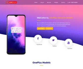 Oneplusservicecentrechennai.in(Oneplus Mobile Service Centre in Chennai) Screenshot
