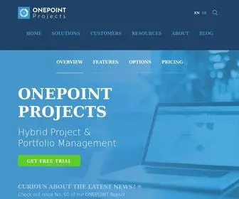 Onepoint-Projects.com(ONEPOINT Projects) Screenshot