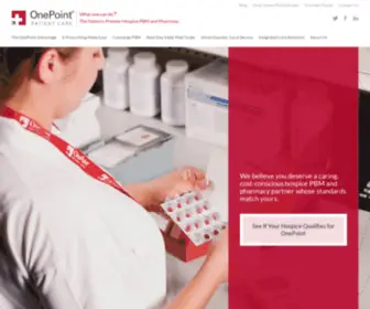 Onepointpatientcare.com(OnePoint Patient Care) Screenshot