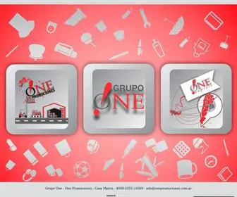 Onepromociones.com.ar(Grupo One) Screenshot