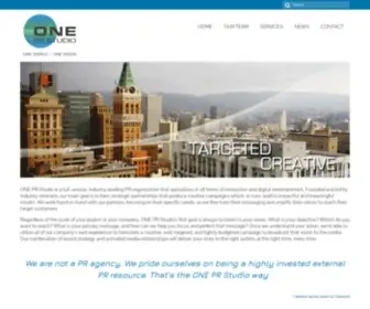 Oneprstudio.com(One pr studio) Screenshot