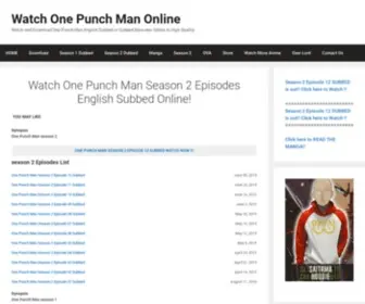Onepunchman.tv(Onepunchman) Screenshot