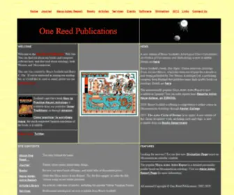Onereed.com(One Reed Publications) Screenshot