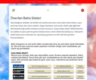 Onerilenbahissiteleri1.com(Önerilen Bahis Siteleri) Screenshot