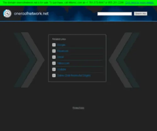 Oneroofnetwork.net(Oneroofnetwork) Screenshot